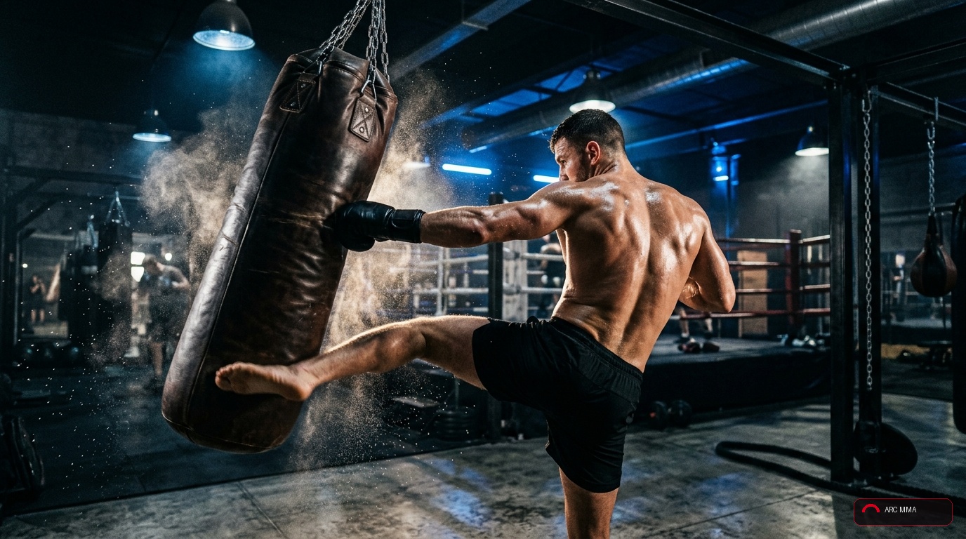 Striking & Bag Work Area
